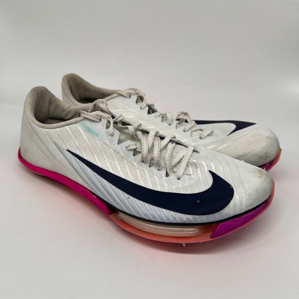 Nike Air Zoom Maxfly 2 shoes Pink Navy Track Spikes FD8395-100 Mens 6.5 Womens 8